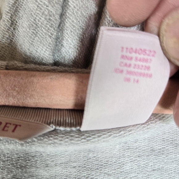 Victorias Secret Angels gray hoodie crystal angel wings sweatshirt - Picture 3 of 14